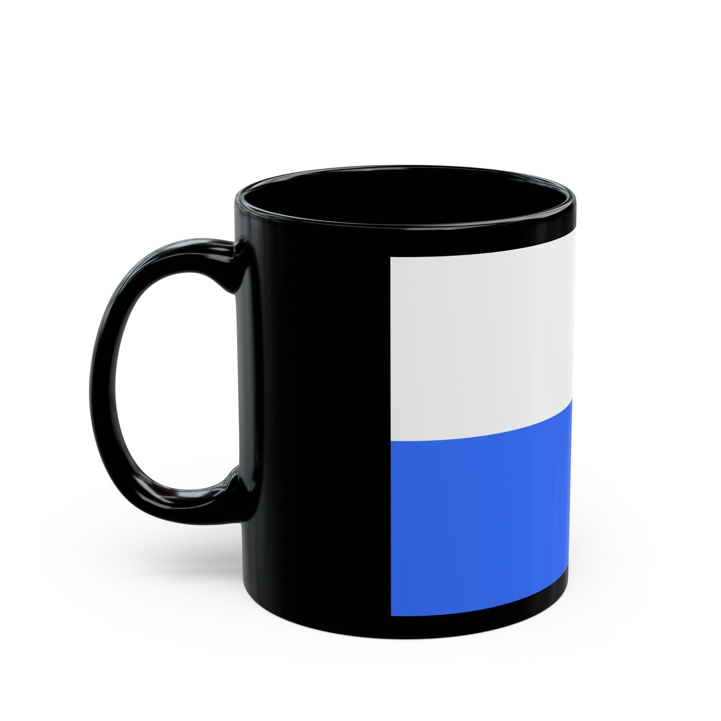 Flag of Cracow Poland - Black Coffee Mug-The Sticker Space