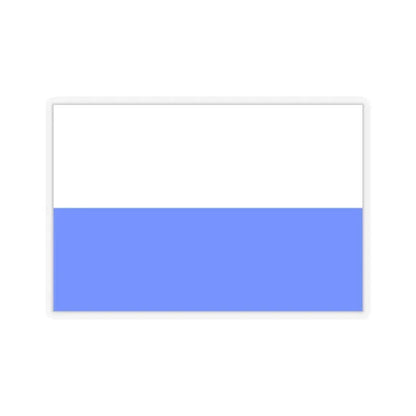 Flag of Cracow Poland - STICKER Vinyl Kiss-Cut Decal 2 Inch Transparent - The Sticker Space