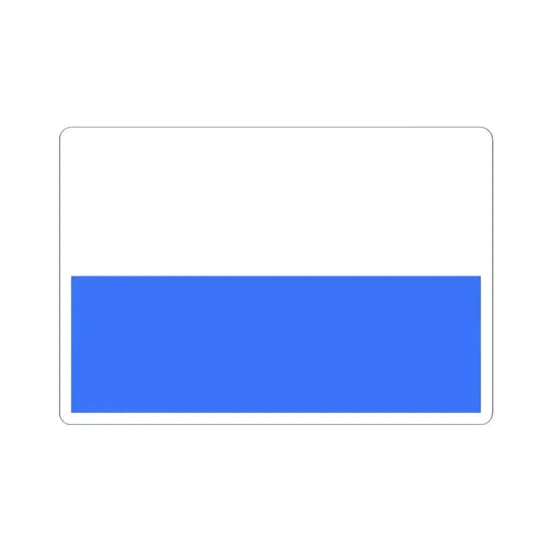 Flag of Cracow Poland - STICKER Vinyl Kiss-Cut Decal 2 Inch White - The Sticker Space