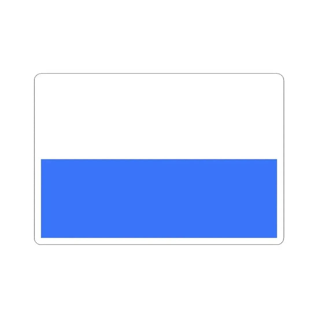 Flag of Cracow Poland - STICKER Vinyl Kiss-Cut Decal 3 Inch White - The Sticker Space