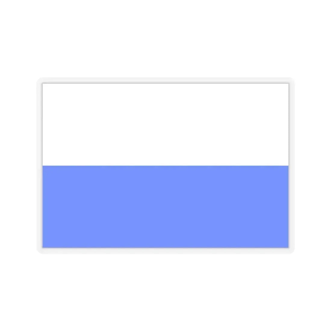 Flag of Cracow Poland - STICKER Vinyl Kiss-Cut Decal 4 Inch Transparent - The Sticker Space