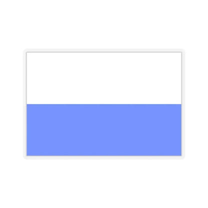 Flag of Cracow Poland - STICKER Vinyl Kiss-Cut Decal 4 Inch Transparent - The Sticker Space