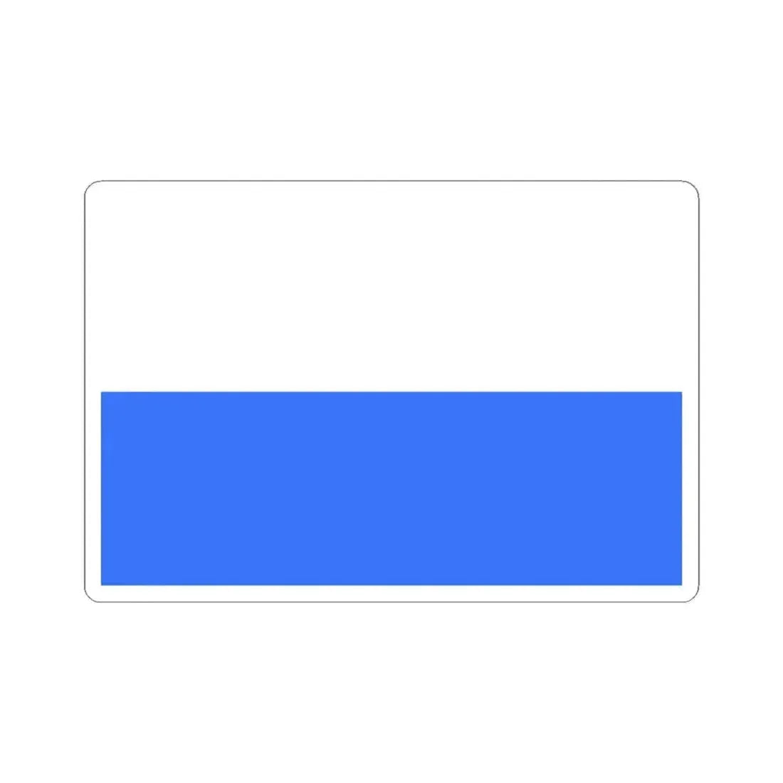 Flag of Cracow Poland - STICKER Vinyl Kiss-Cut Decal 4 Inch White - The Sticker Space