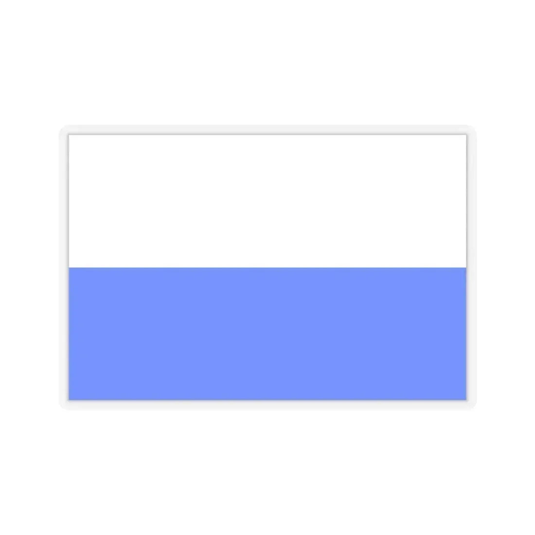 Flag of Cracow Poland - STICKER Vinyl Kiss-Cut Decal 6 Inch Transparent - The Sticker Space