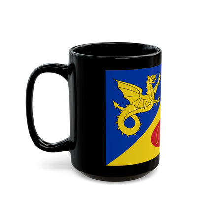 Flag of Craig y Dorth UK - Black Coffee Mug-The Sticker Space