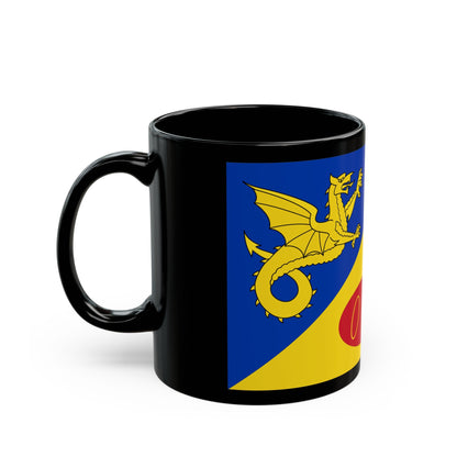 Flag of Craig y Dorth UK - Black Coffee Mug-The Sticker Space