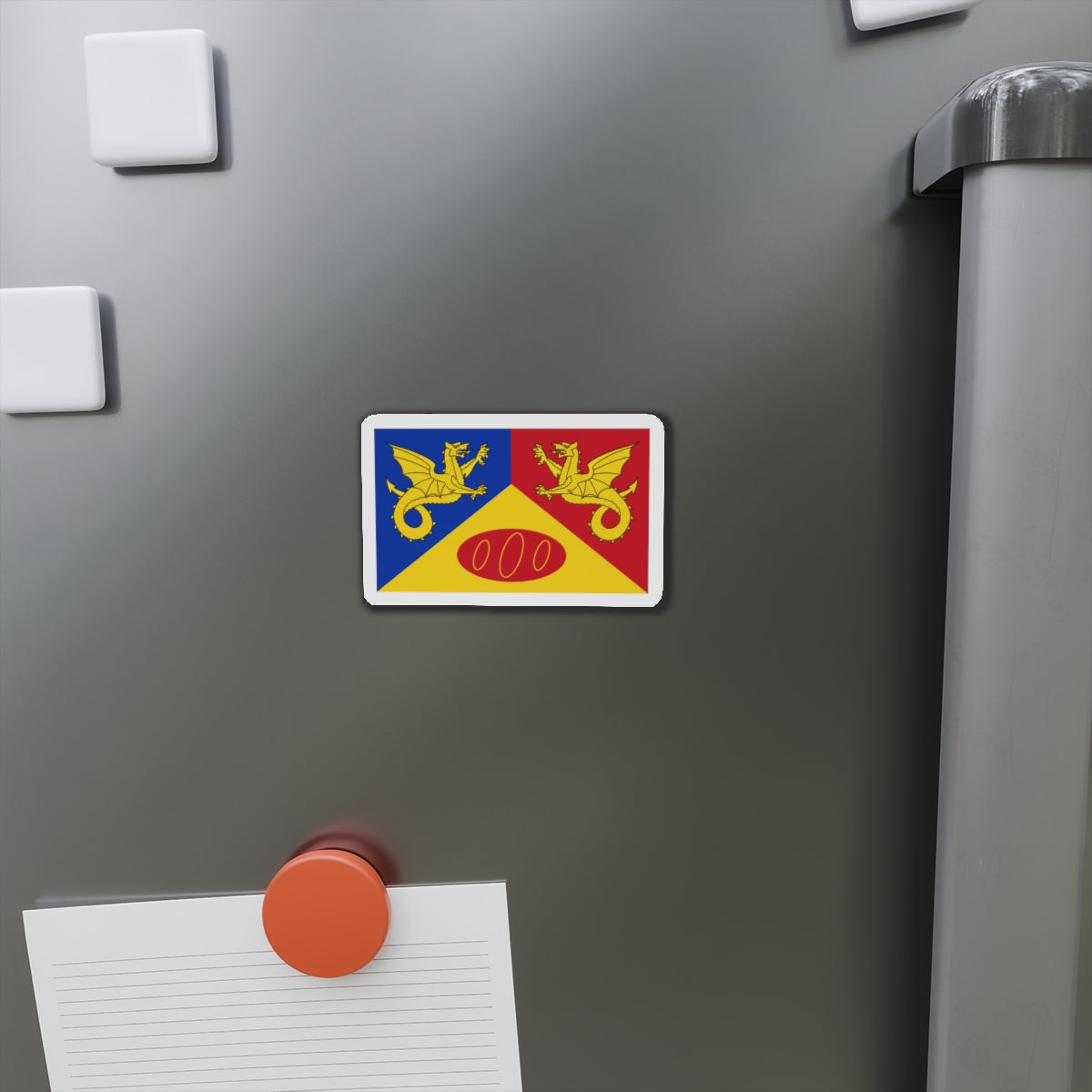 Flag of Craig y Dorth UK - Die-Cut Magnet-The Sticker Space