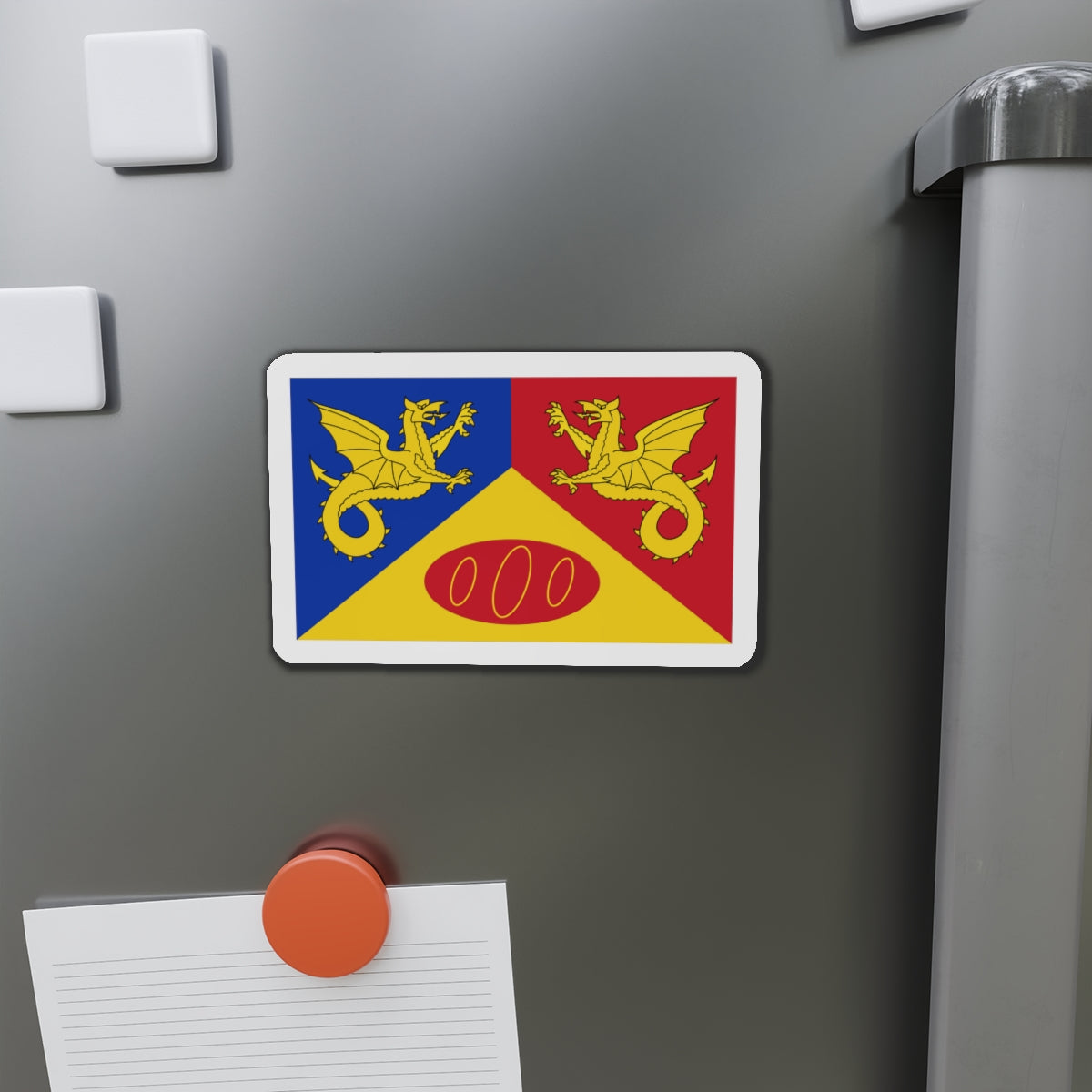 Flag of Craig y Dorth UK - Die-Cut Magnet-The Sticker Space