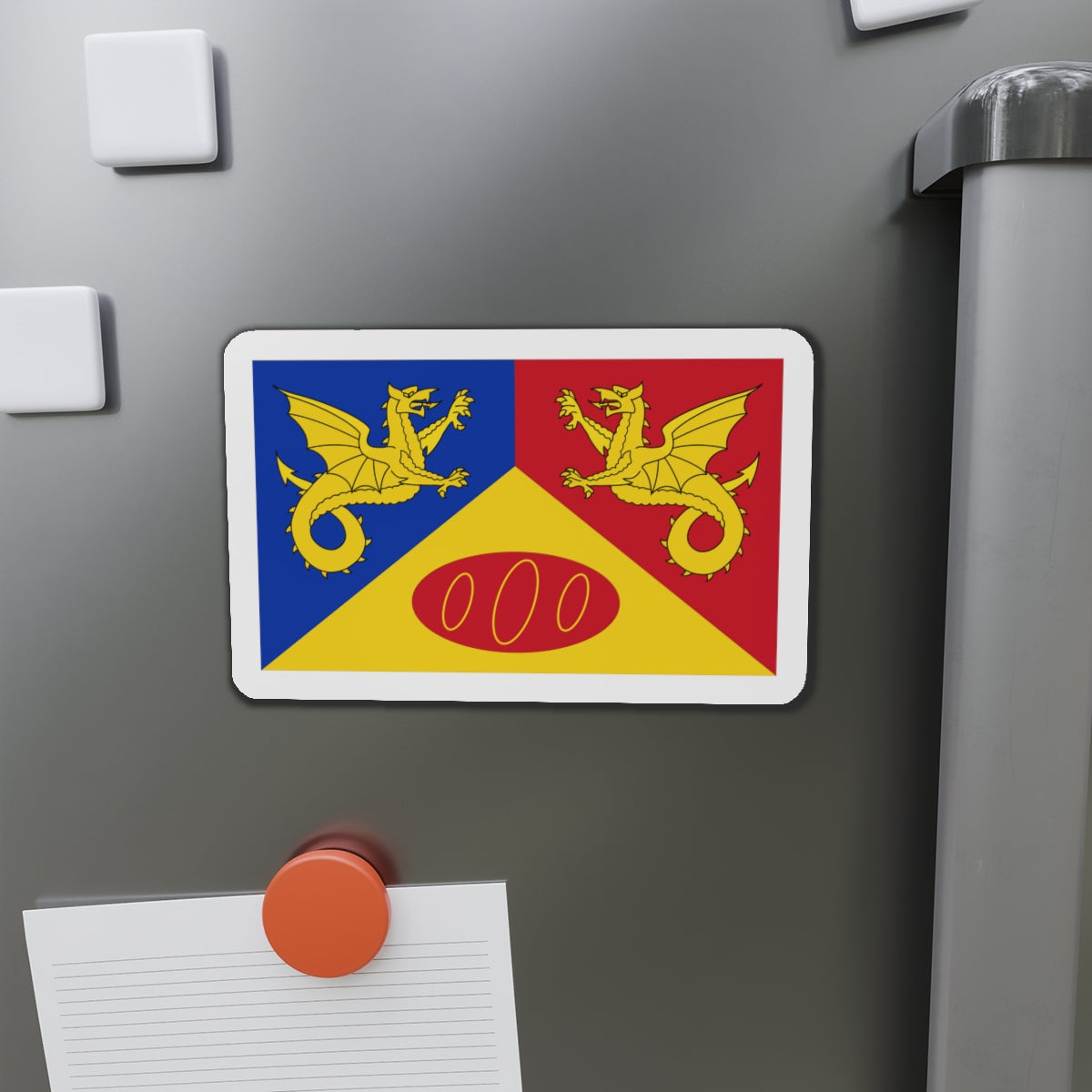 Flag of Craig y Dorth UK - Die-Cut Magnet-The Sticker Space