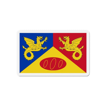 Flag of Craig y Dorth UK - Refrigerator Magnet - The Sticker Space