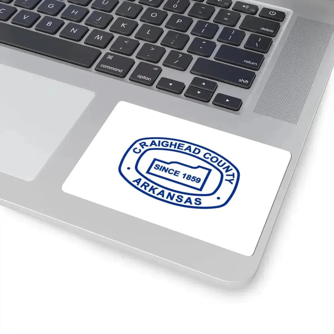 Flag of Craighead County Arkansas (United States) STICKER Vinyl Kiss-Cut Decal - The Sticker Space