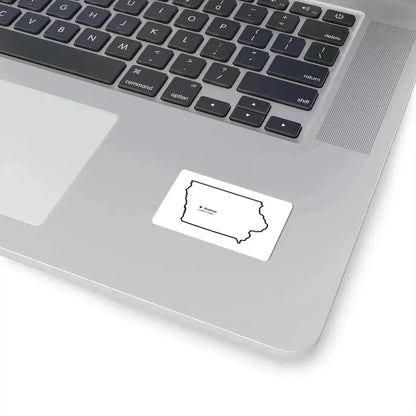 Flag of Crawford County Iowa Sesquicentennial (United States) STICKER Vinyl Kiss-Cut Decal - The Sticker Space
