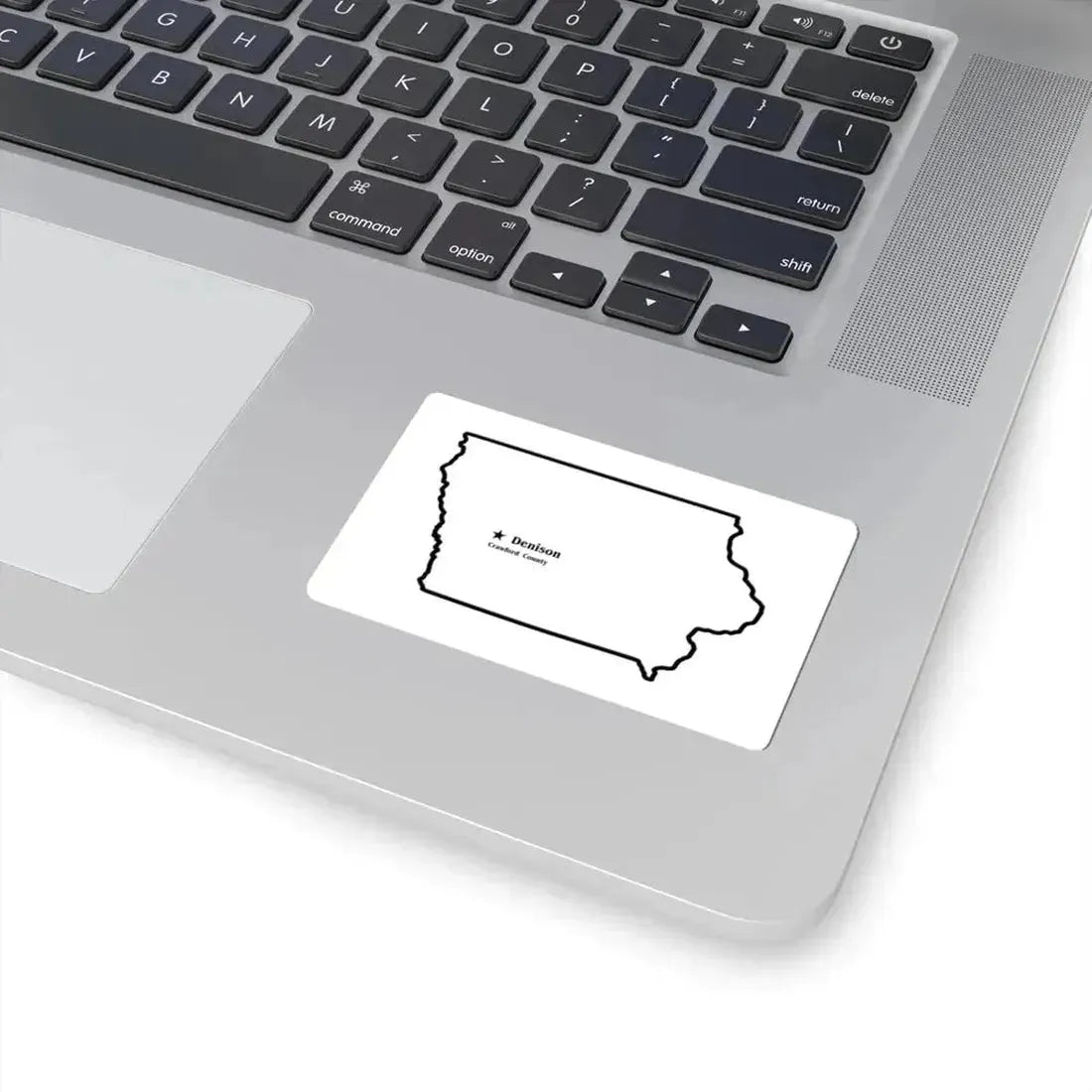 Flag of Crawford County Iowa Sesquicentennial (United States) STICKER Vinyl Kiss-Cut Decal - The Sticker Space