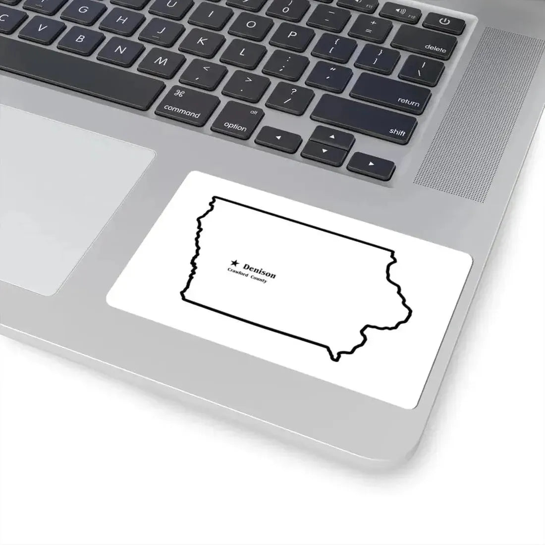 Flag of Crawford County Iowa Sesquicentennial (United States) STICKER Vinyl Kiss-Cut Decal - The Sticker Space