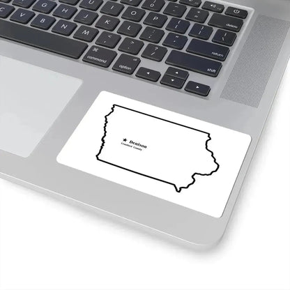 Flag of Crawford County Iowa Sesquicentennial (United States) STICKER Vinyl Kiss-Cut Decal - The Sticker Space