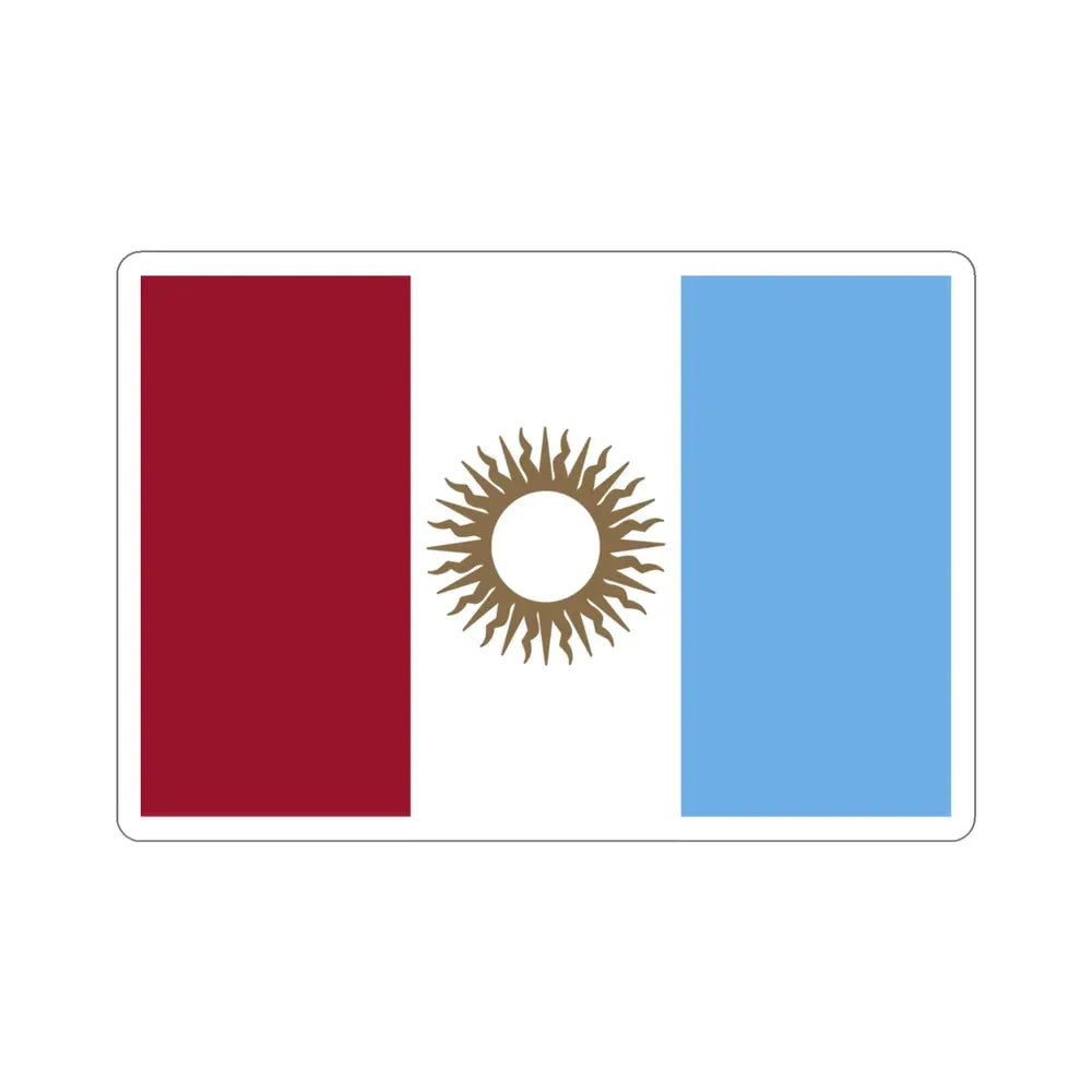 Flag of Córdoba Province Argentina STICKER Vinyl Die-Cut Decal 3 Inch - The Sticker Space