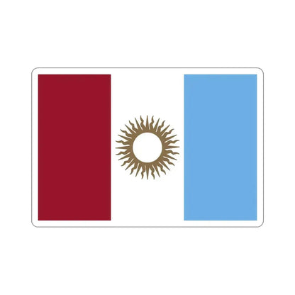 Flag of Córdoba Province Argentina STICKER Vinyl Die-Cut Decal 6 Inch - The Sticker Space