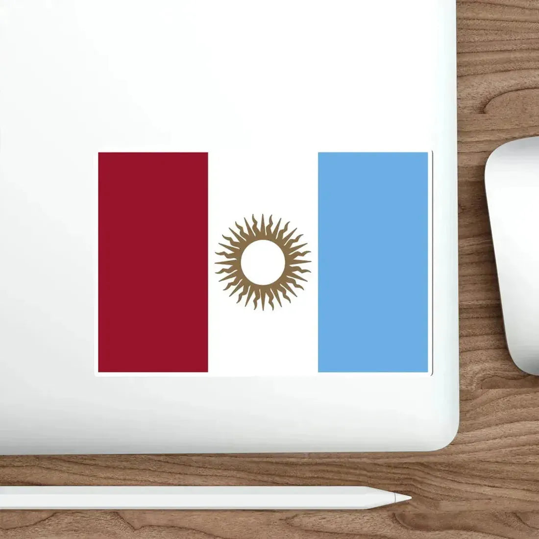 Flag of Córdoba Province Argentina STICKER Vinyl Die-Cut Decal - The Sticker Space