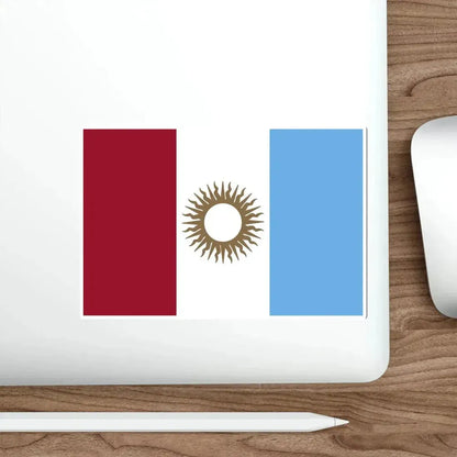 Flag of Córdoba Province Argentina STICKER Vinyl Die-Cut Decal - The Sticker Space