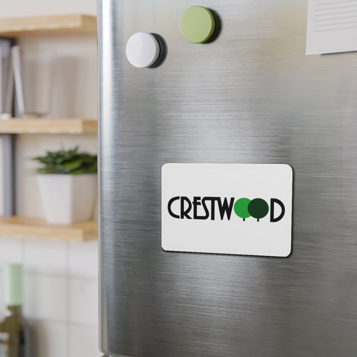 Flag of Crestwood Missouri - Die-Cut Magnet-The Sticker Space