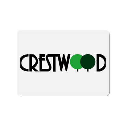 Flag of Crestwood Missouri - Die-Cut Magnet-2" x 2"-The Sticker Space