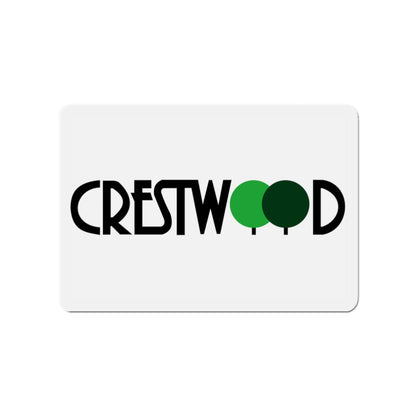 Flag of Crestwood Missouri - Die-Cut Magnet-3" x 3"-The Sticker Space