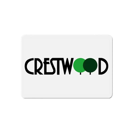 Flag of Crestwood Missouri - Refrigerator Magnet 6 Inch - The Sticker Space