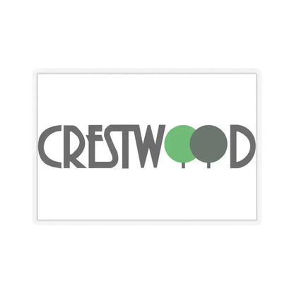 Flag of Crestwood, Missouri - STICKER Vinyl Kiss-Cut Decal 6 Inch Transparent - The Sticker Space