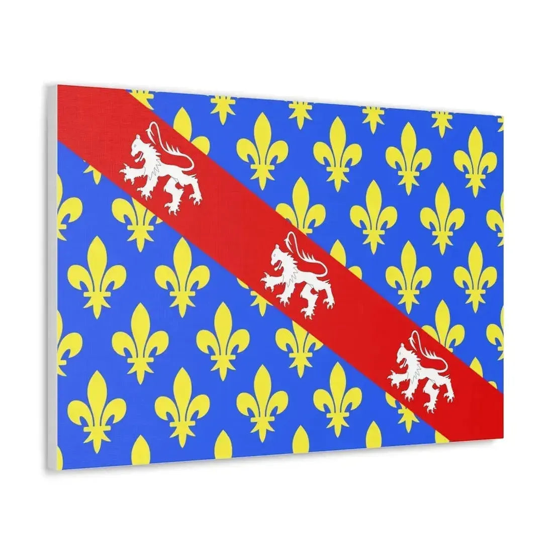 Flag of Creuse France - Canvas Wall Art - The Sticker Space