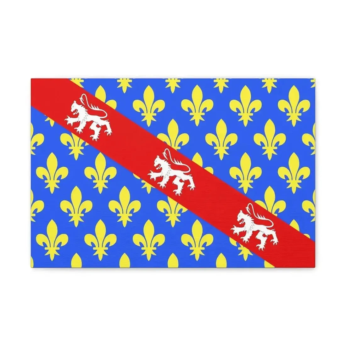 Flag of Creuse France - Canvas Wall Art - The Sticker Space