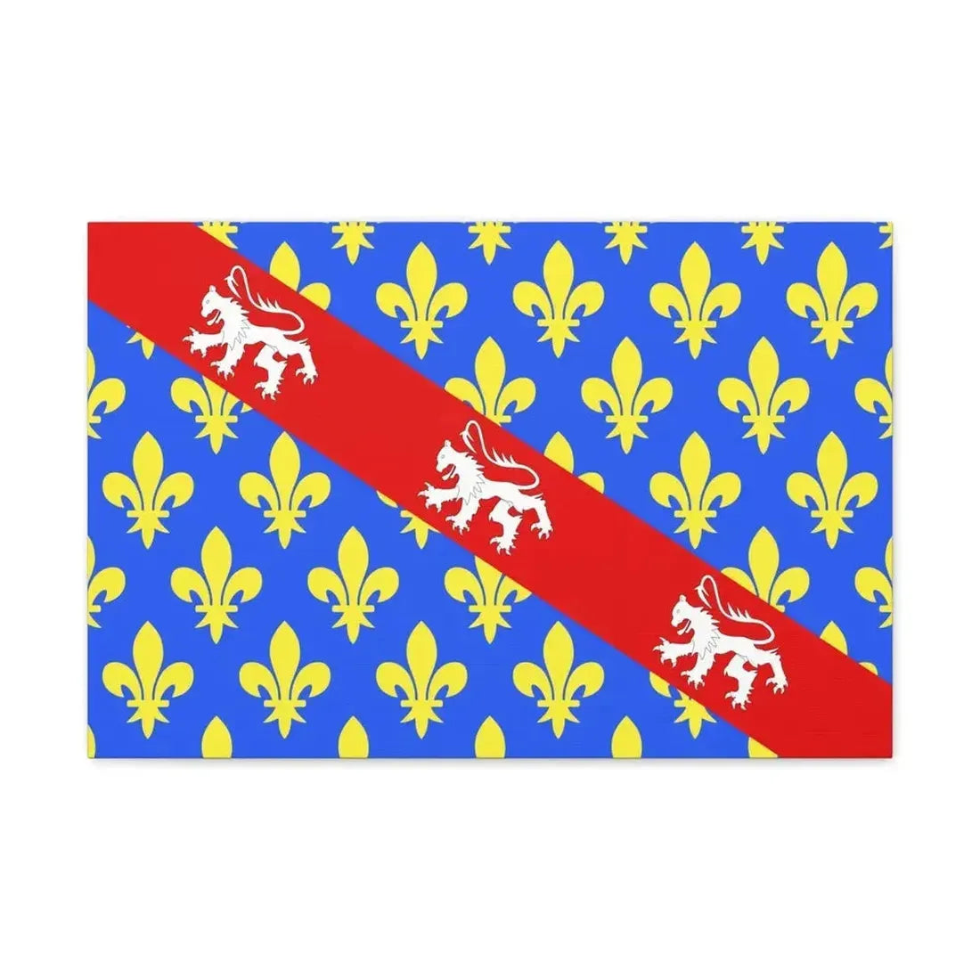 Flag of Creuse France - Canvas Wall Art - The Sticker Space