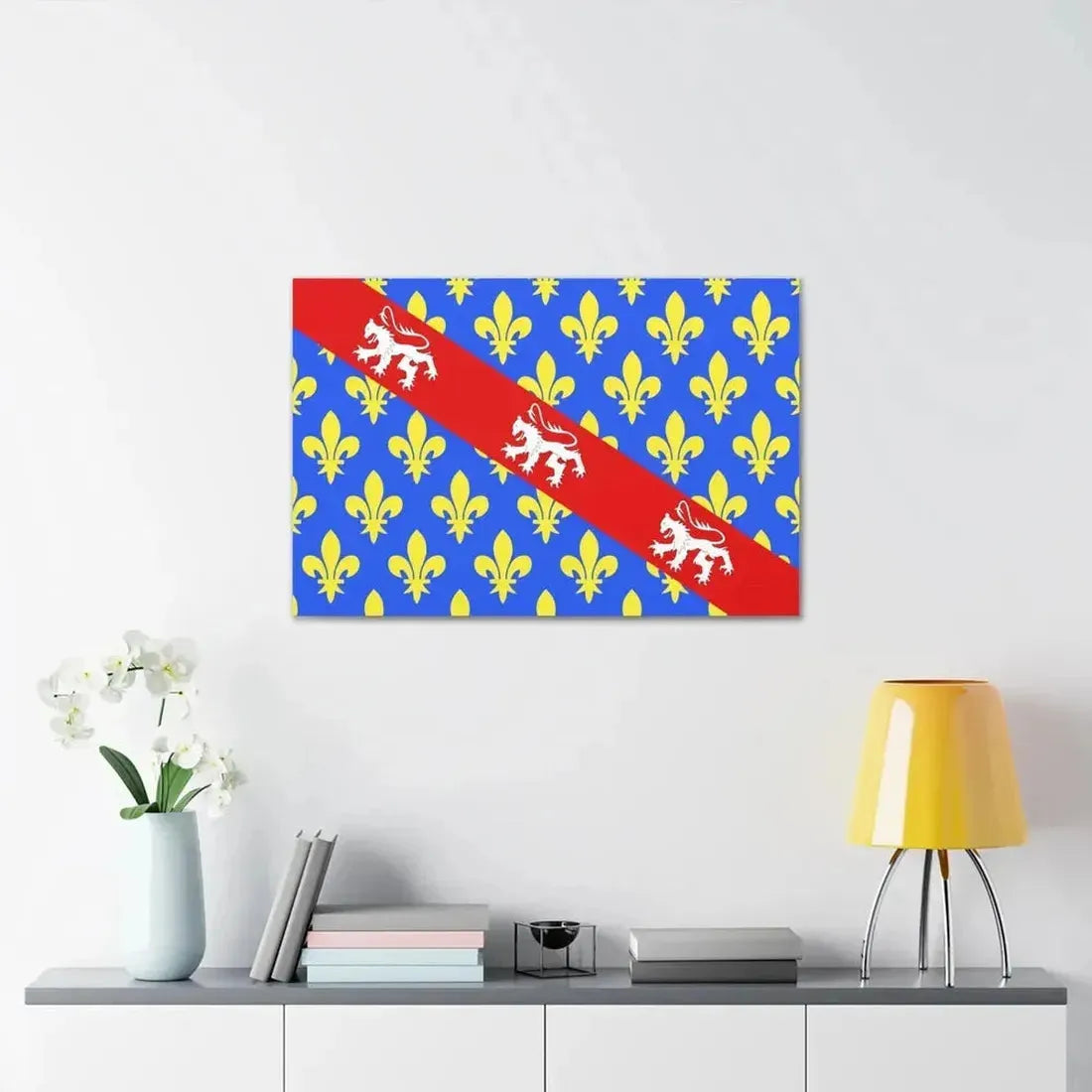 Flag of Creuse France - Canvas Wall Art - The Sticker Space