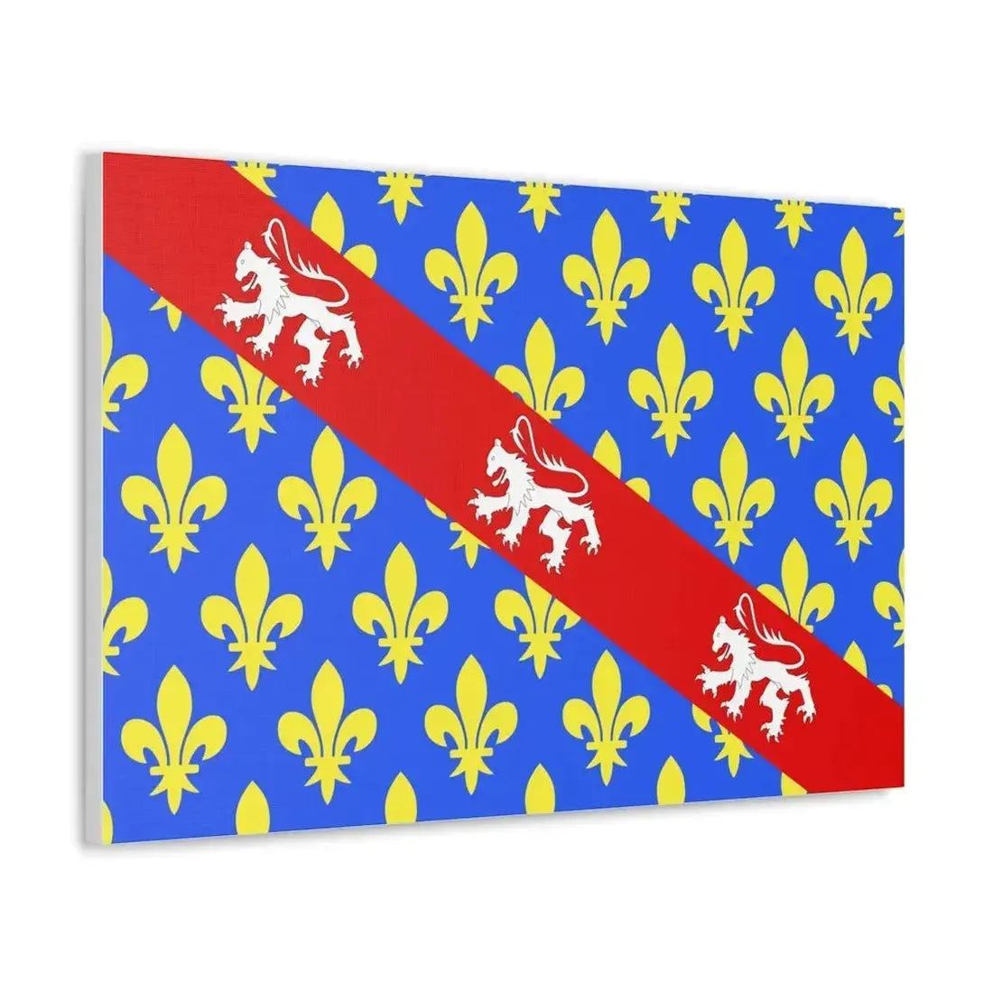 Flag of Creuse France - Canvas Wall Art - The Sticker Space