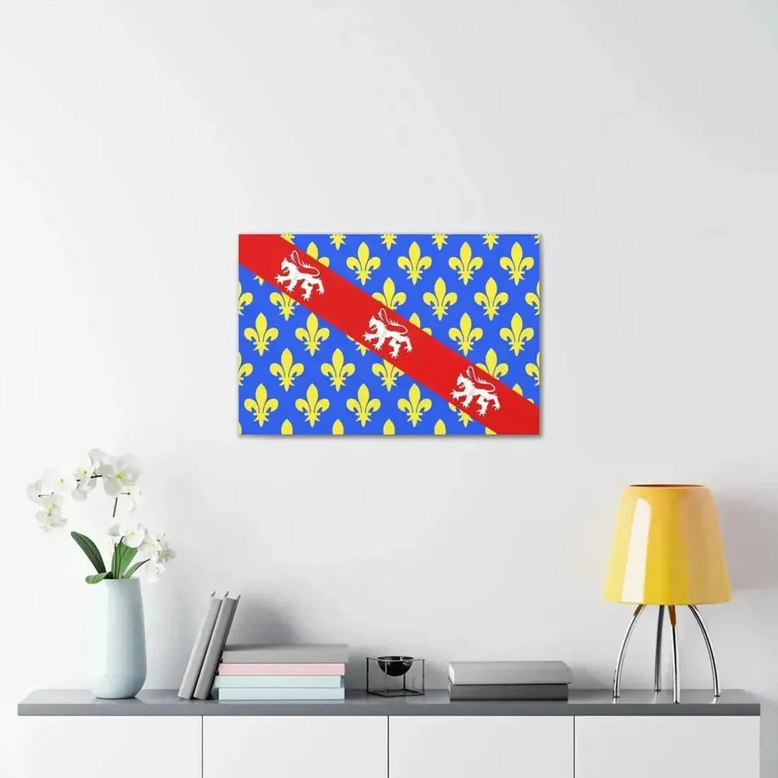 Flag of Creuse France - Canvas Wall Art - The Sticker Space