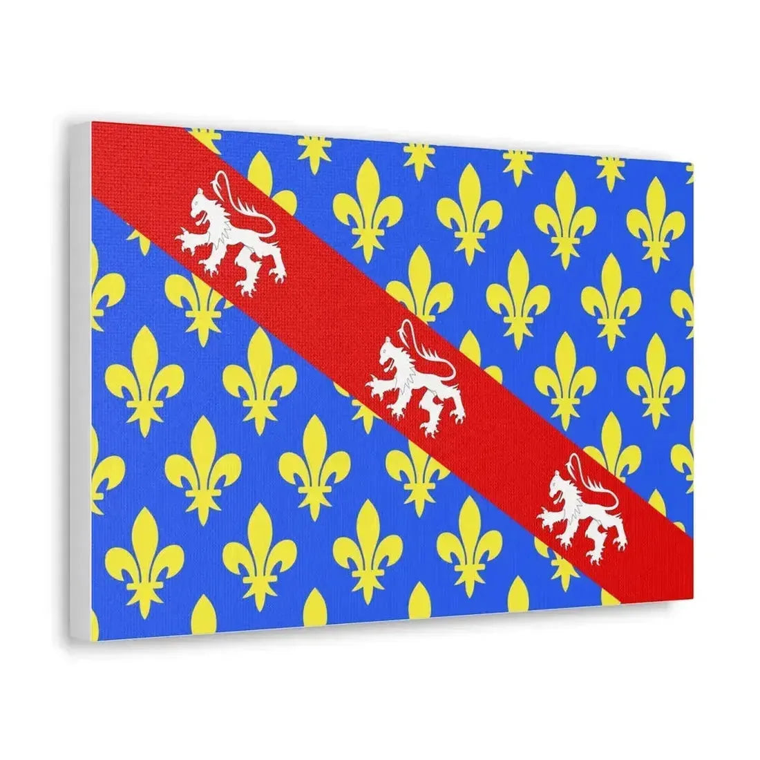 Flag of Creuse France - Canvas Wall Art - The Sticker Space