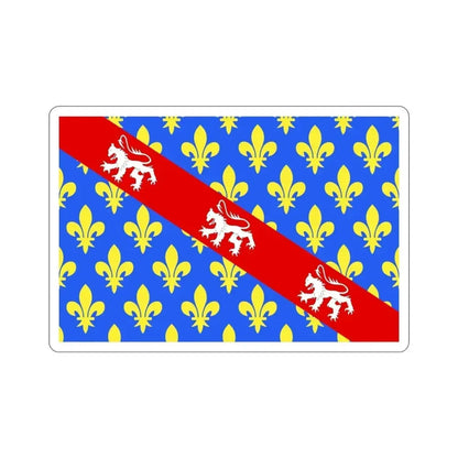 Flag of Creuse France STICKER Vinyl Die-Cut Decal 3 Inch - The Sticker Space