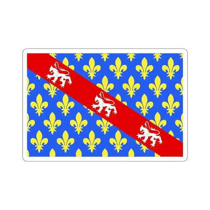 Flag of Creuse France STICKER Vinyl Die-Cut Decal 4 Inch - The Sticker Space