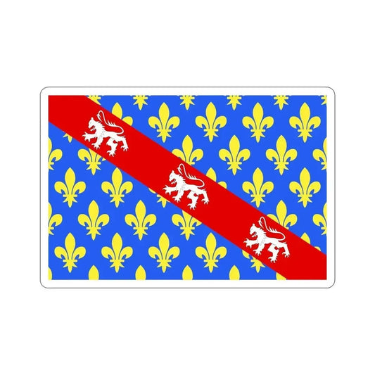 Flag of Creuse France STICKER Vinyl Die-Cut Decal 6 Inch - The Sticker Space