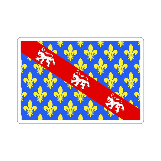 Flag of Creuse France STICKER Vinyl Die-Cut Decal-6 Inch-The Sticker Space