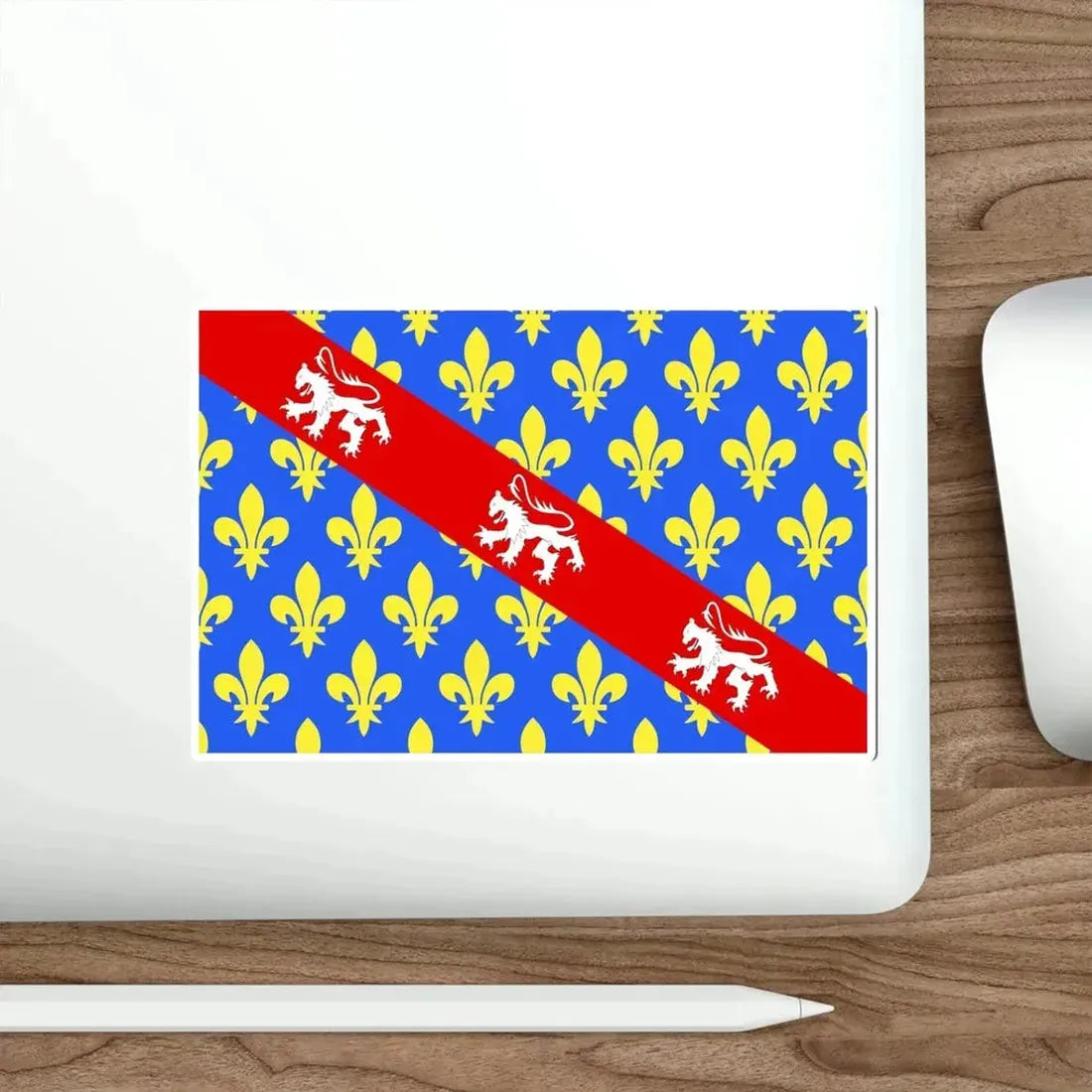 Flag of Creuse France STICKER Vinyl Die-Cut Decal - The Sticker Space