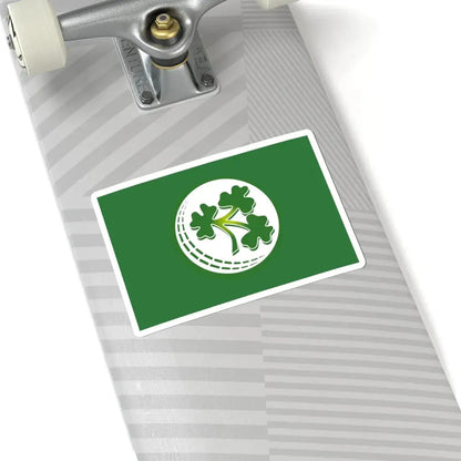 Flag of Cricket Ireland (Ireland) STICKER Vinyl Kiss-Cut Decal - The Sticker Space