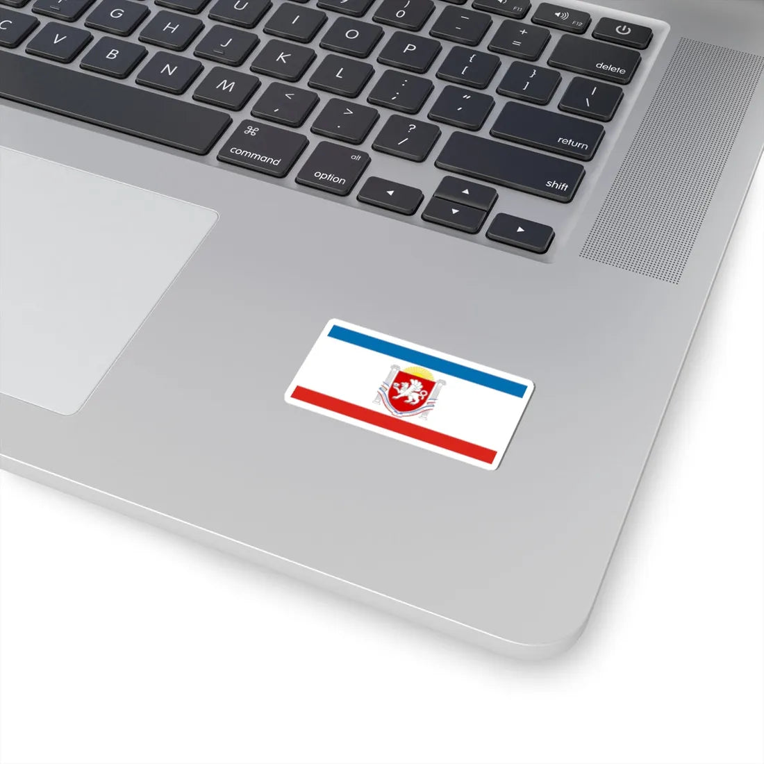 Flag of Crimea Coat of Arms (Russia) STICKER Vinyl Kiss-Cut Decal - The Sticker Space