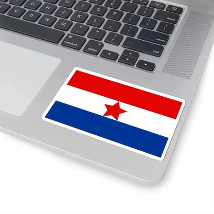 Flag of Croatia 1943-1947 3-5 (Croatia) STICKER Vinyl Kiss-Cut Decal - The Sticker Space