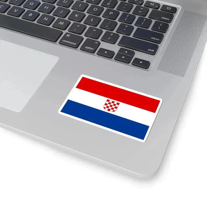 Flag of Croatia 1990 3-5 (Croatia) STICKER Vinyl Kiss-Cut Decal - The Sticker Space
