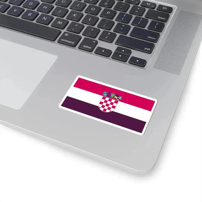 Flag of Croatia 1993 (Croatia) STICKER Vinyl Kiss-Cut Decal - The Sticker Space