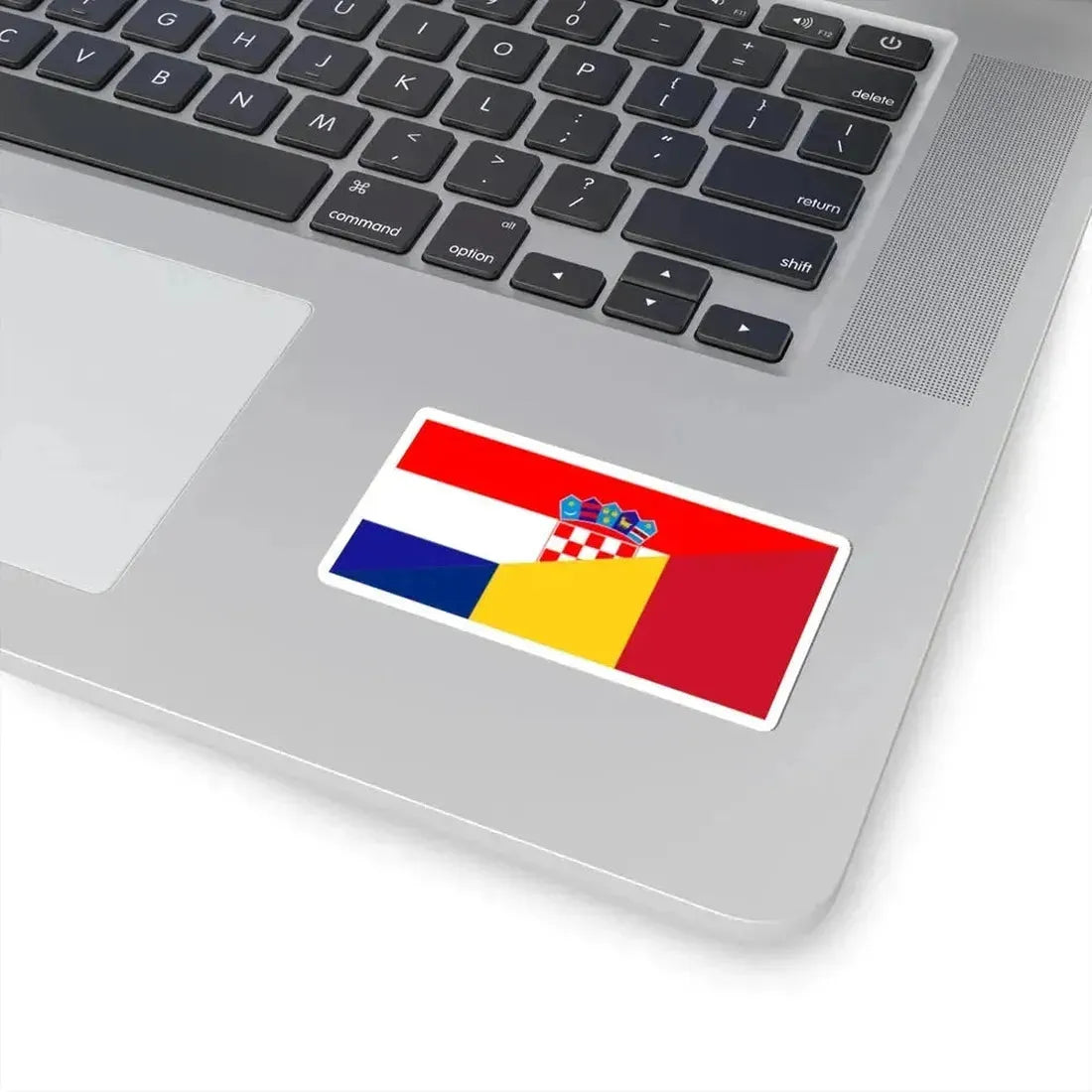 Flag of Croatia and Romania (Croatia) STICKER Vinyl Kiss-Cut Decal - The Sticker Space