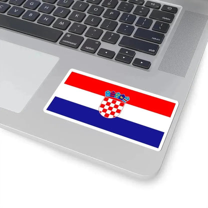 Flag of Croatia (Croatia) STICKER Vinyl Kiss-Cut Decal - The Sticker Space