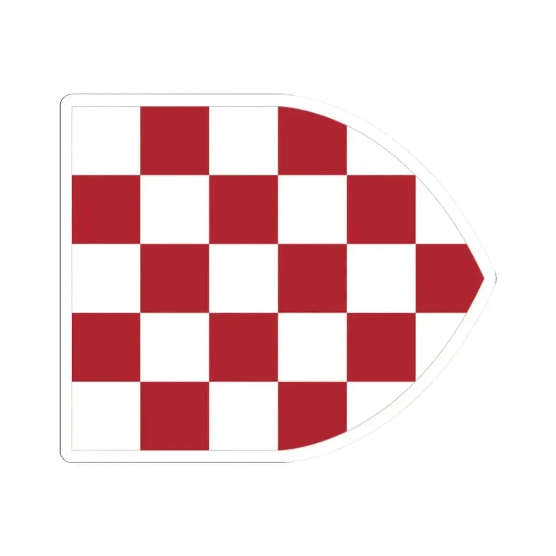 Flag of Croatia Early 16th century1526 Border (Croatia) STICKER Vinyl Kiss-Cut Decal 2 Inch White - The Sticker Space