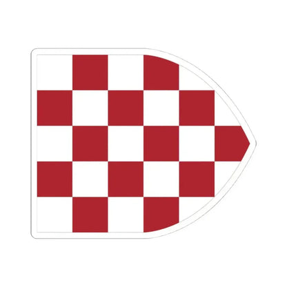 Flag of Croatia Early 16th century1526 Border (Croatia) STICKER Vinyl Kiss-Cut Decal 4 Inch White - The Sticker Space