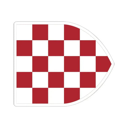 Flag of Croatia Early 16th century1526 Border (Croatia) STICKER Vinyl Kiss-Cut Decal 6 Inch White - The Sticker Space